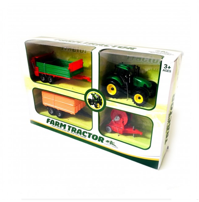 Set De Tractor Colec C/3 Acce. Esc.1:24 