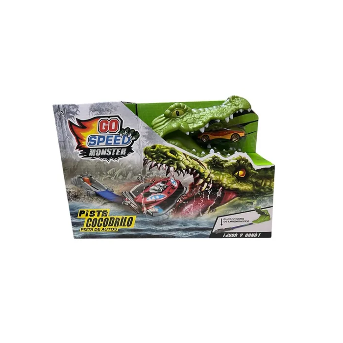 Pista de Autos Cocodrilo Go Speed