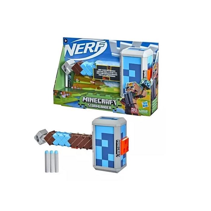 Pistola Nerf Minecraft Stormlander