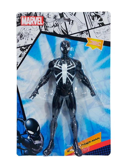 Figura Spiderman Negro En Blister