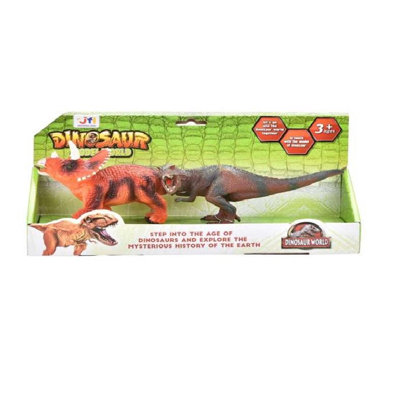 Set  2 Dinosaurios En Caja