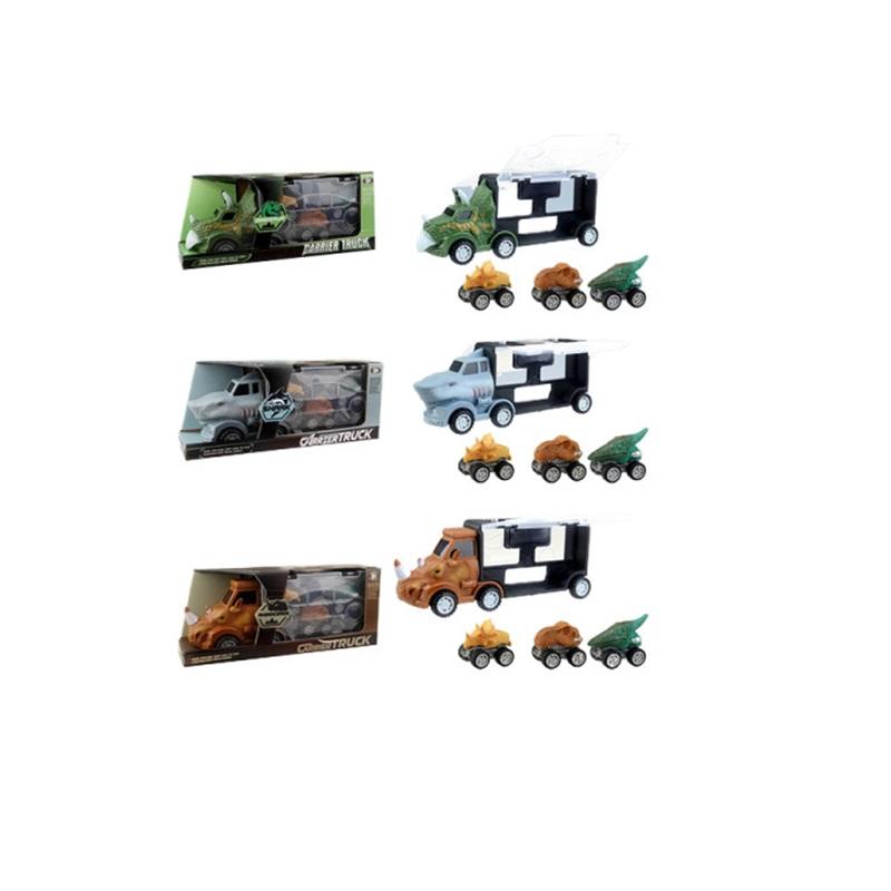 Camion Con Animales Y Autos