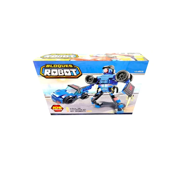 Juego de Bloques Auto Robot