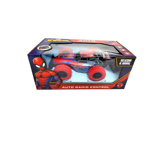 Auto Radio Control Spiderman Ruedas de Goma