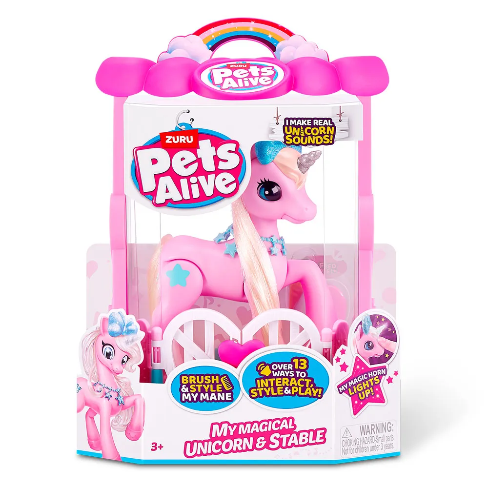 Pets Alive Unicornio con Establo