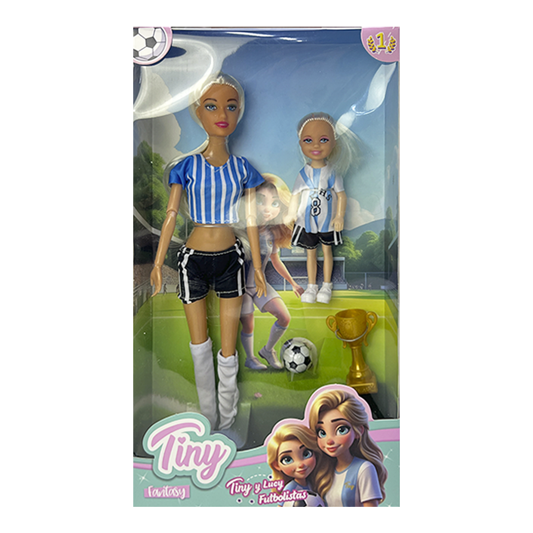 Muñeca tiny Futbolista