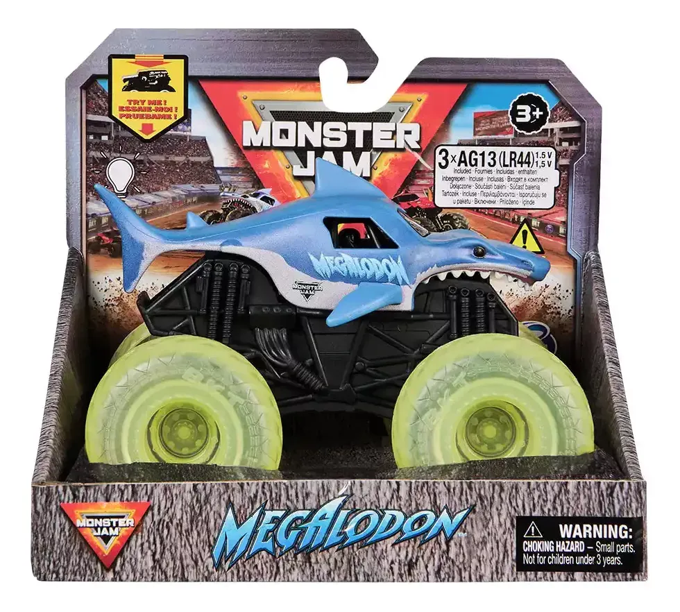 Monster Jam con Ruedas Luminosas