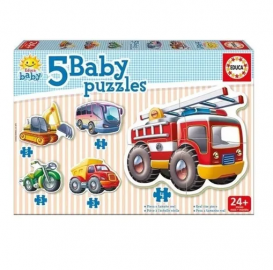 BABY PUZZLES VEHICULOS x5 (18023/22020)*12