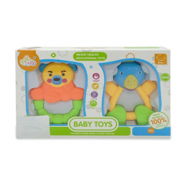  AZEN 18 juguetes para bebés de 3 a 6 meses, sonajeros
