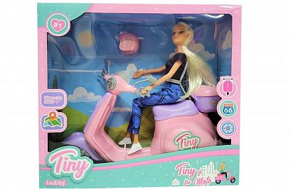 Muñeca Tiny y su Moto