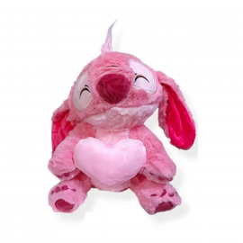 Stich Rosa con Corazón 40 cm