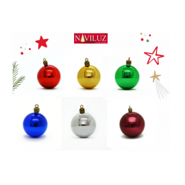 Globo 5 cm Brillante Colores  Surtidos x6