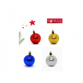 Globo 6 cm Brillante Colores Surtidos x4